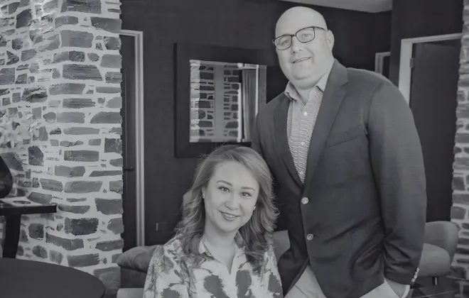 James and Lynette became Team Mullins